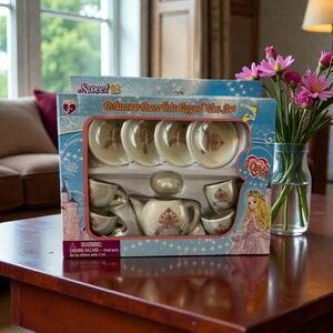 Sweet Princess Porcelain Royal Tea Set - White
